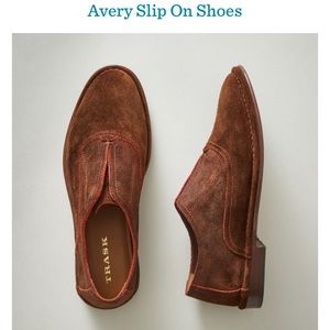 Trask Avery brown suede shoes size 8.5 M / euro 40